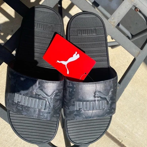 PUMA CAMOUFLAGE SANDALS (10) Puma | Shoes | Puma Slides Mens Sandals Camo Us | Poshmark main image 3